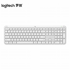 罗技 (Logitech)无线蓝牙键盘 (珍珠白)  K950