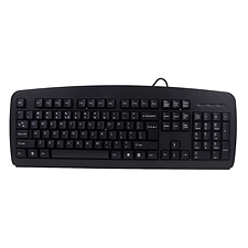 双飞燕 有线防水键盘 (黑) PS/2  KB-8