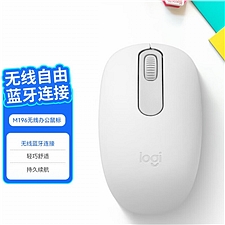 罗技 (Logitech)无线蓝牙鼠标 (白色) 旗舰新品  M1