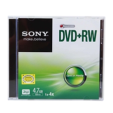 索尼 DVD+RW可擦写刻录盘 4.7GB  DVD+RW