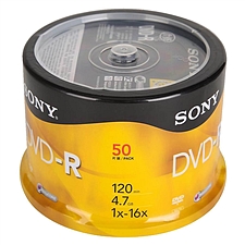 索尼 DVD-R刻录盘 4.7GB 50片/筒  DVD-R 50DMR47