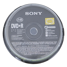 索尼 DVD+R刻录盘 4.7GB 10片/筒  DVD+R 10DPR47