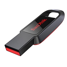 闪迪 USB2.0 U盘 (黑红色) 128GB  CZ61酷皓