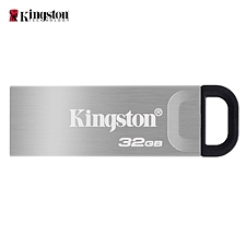 金士顿 USB 3.2 Gen 1 U盘 (银色) 32GB 金属外壳 读速200MB/s  DTKN/32GB