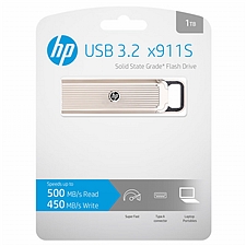 惠普 (HP)USB3.2高速固态U盘 (金色) 1TB  X911s