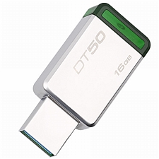 金士顿 USB3.1金属U盘 (绿色) 16GB  DT50
