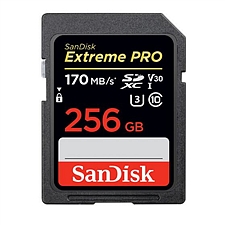 闪迪 SD存储卡至尊超极速版 (黑色) 256GB  U3 C10 V30 4K