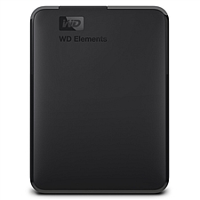 西部数据 Elements 2.5英寸移动硬盘 (黑色) 1TB  W