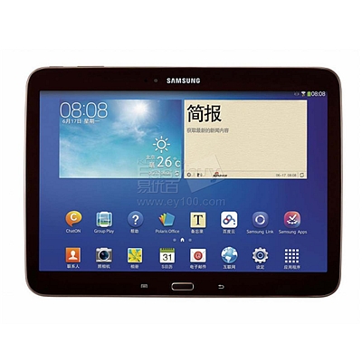 三星galaxy tab3 10.1英寸平板电脑(摩卡棕 p5210