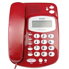 步步高 来电显示电话机 (红色)  HCD007(6132)TSDL