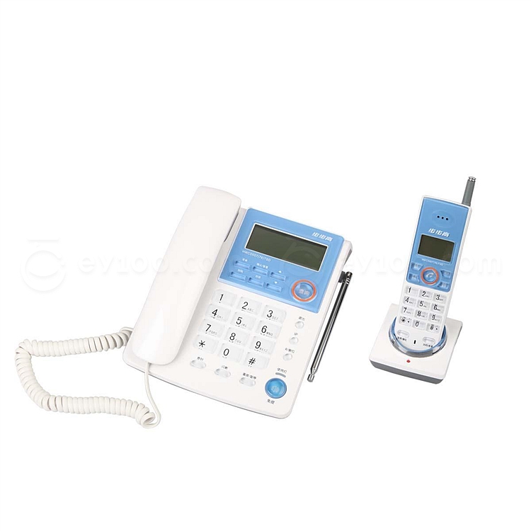 步步高 模拟无绳子母电话机 (白色)  HWCD007(76)TSD