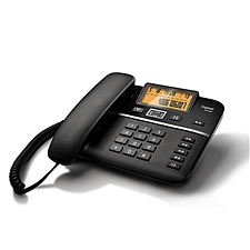 集怡嘉 Gigaset电话机座机 (黑色)  DA560