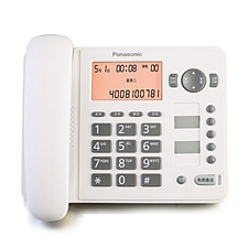 松下 电话机 (白色)  KX-TS398CNW