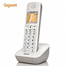 集怡嘉 Gigaset 数字无绳电话机 单机 (岩石白)  A190L