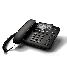 集怡嘉 Gigaset电话机座机 (黑色)  DA260