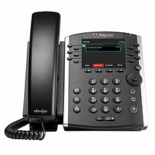 宝利通 SIP电话机座机音视频会议系统终端 (黑色)  VVX411(019)