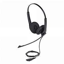 捷波朗 电销客服话务耳机 (黑) 双耳 降噪 适用于电话机  BIZ 1500 DUO-RJ9