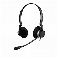 捷波朗 电销客服话务耳机 (黑) 双耳 降噪 适用于电话机  BIZ 2300 DUO-RJ9