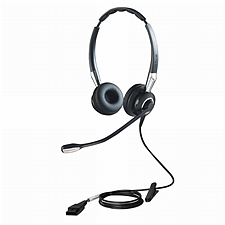 捷波朗 电销客服话务耳机 (黑) 双耳 降噪 适用于电话机  BIZ 2400 II DUO-RJ9