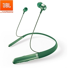 JBL 颈挂式无线蓝牙耳机 (晶石绿)  LIVE 200BT