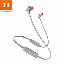 JBL 入耳式蓝牙无线耳机 (灰) 金属钛振膜 跑步磁吸式带麦  T115BT