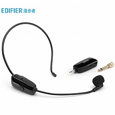 漫步者 (EDIFIER)头戴式无线麦克风 长续航 带接收器  IU1