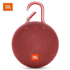 JBL 无线音乐盒三代蓝牙便携音箱 (庆典红)  CLIP3