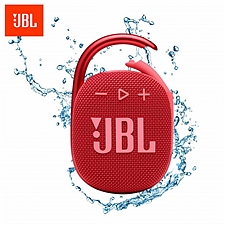 JBL 蓝牙便携音箱 低音炮 户外音箱 (庆典红) IP67防尘防水 超长续航  CLIP4
