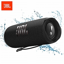 JBL 音乐万花筒6代 便携式蓝牙音箱 低音炮 (黑) 防水防尘 赛道扬声器 独立高音单元  FLIP6