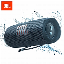 JBL 音乐万花筒6代 便携式蓝牙音箱 低音炮 (蓝) 防水防尘 赛道扬声器 独立高音单元  FLIP6