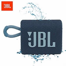 JBL 音乐金砖三代 便携式蓝牙音箱 (蓝) 低音炮 户外音箱 迷你小音响 蓝牙5.1  GO3