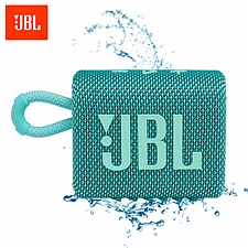 JBL 音乐金砖三代 便携式蓝牙音箱 (薄荷青) 低音炮 户外音箱 迷你小音响 蓝牙5.1  GO3