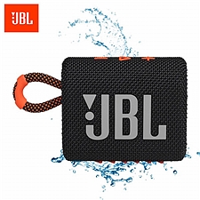 JBL 音乐金砖三代 便携式蓝牙音箱 (黑橙) 低音炮 户外音箱 迷你小音响 蓝牙5.1  GO3