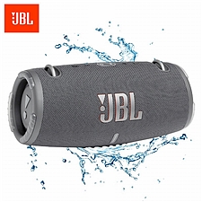 JBL 音乐战鼓三代 便携式蓝牙音箱 户外音箱 (灰) 低音炮四扬声器系统IP67级防尘防水  XTREME3