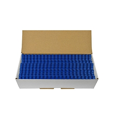 优玛仕 21孔活页装订胶圈 (蓝) 100支/盒  直径6mm