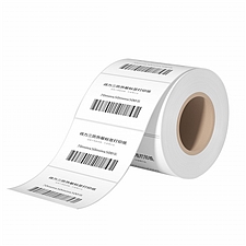 得力 莱茵河三防热敏标签纸 (白) 70*50mm-500枚/卷  11871