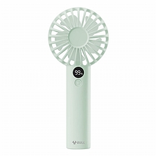 公牛 数显电量 手持小风扇 (清新绿) 充电款2000mAh  GNV-FS1F2