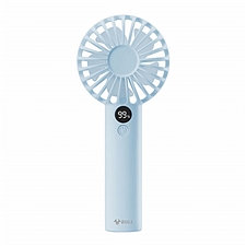 公牛 数显电量 手持小风扇 (天空蓝) 充电款1200mAh  GNV-FS1F1