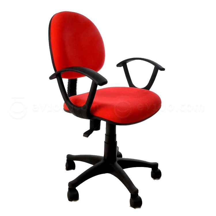 吴俚 电脑椅 (红) 490W*470D*790-890H(mm)  YT-8089B