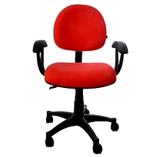 吴俚 电脑椅 (红) 490W*470D*790-890H(mm)  YT-8089B