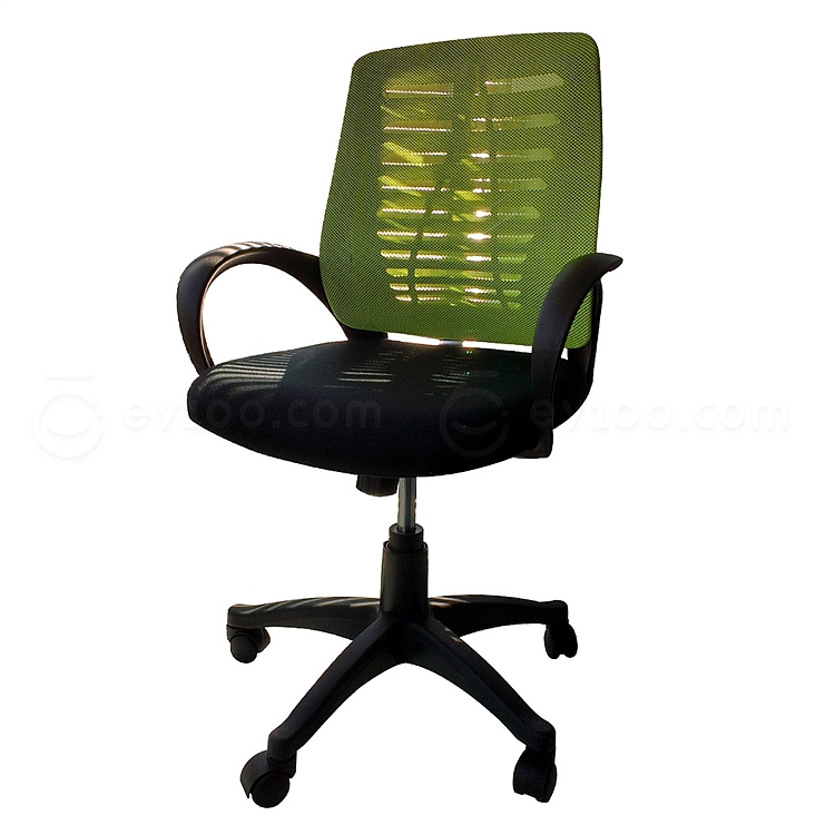 吴俚 办公椅 (绿背黑座)  WL-8175BFL