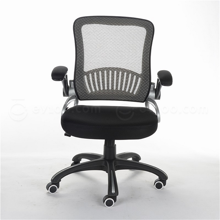 顺发 网布职员椅 (背灰色座黑色)  SH1402B