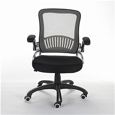 顺发 网布职员椅 (背灰色座黑色)  SH1402B