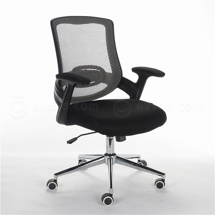 顺发 网布职员椅 (背灰色座黑色)  SH1565B