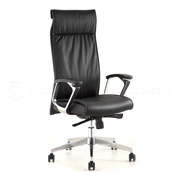 集大 仿皮办公椅 (黑) W620*D570*H1190-1260mm  CH-140A-1