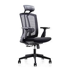 集大 办公椅 (黑) W630*D615*H1170-1270mm  CH-163A