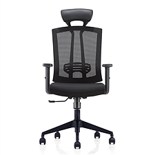 集大 办公椅 (黑) W630*D615*H1170-1270mm  CH-163A-LP