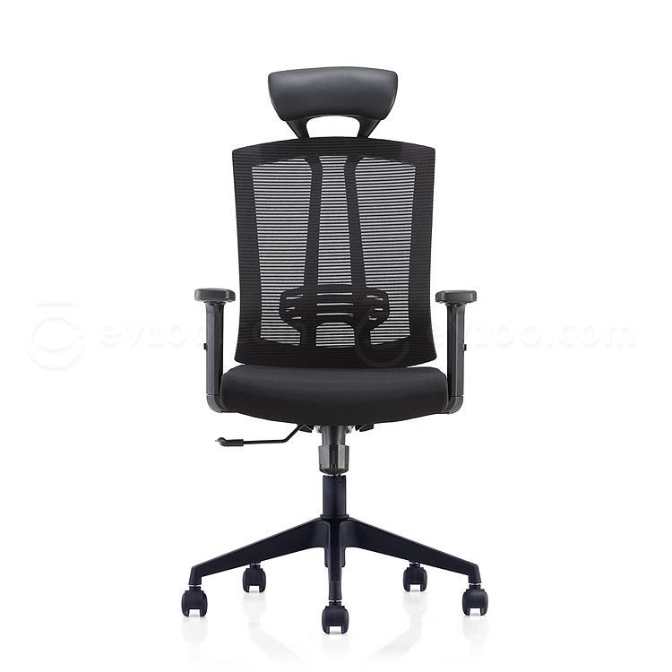 集大 办公椅 (黑) W630*D615*H1170-1270mm  CH-163A-LPG