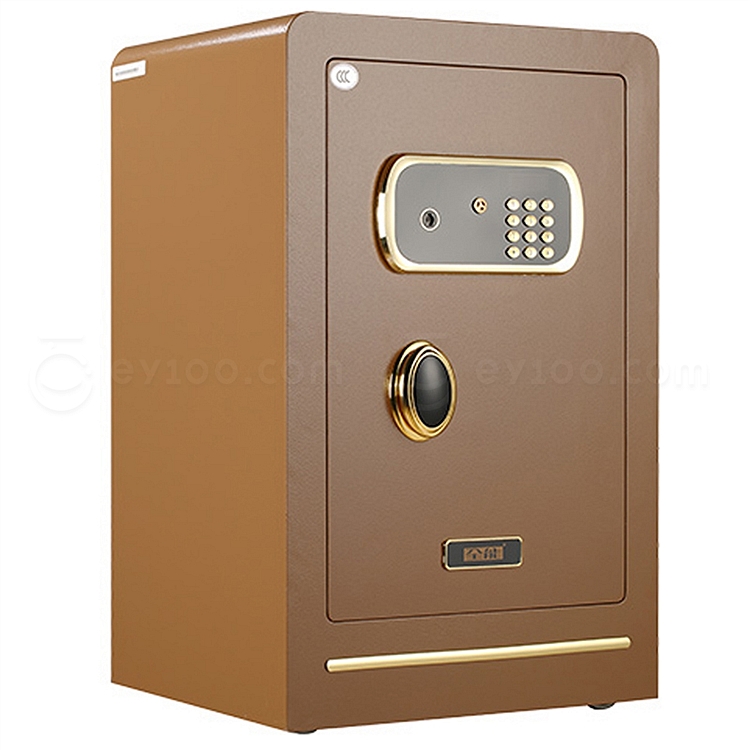 全能 电子密码保险箱防盗保险柜 (金色) 100KG  T1-70