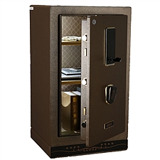 全能 触控电子密码保险箱防盗保险柜 (棕色) 111.5KG  HG-8045II